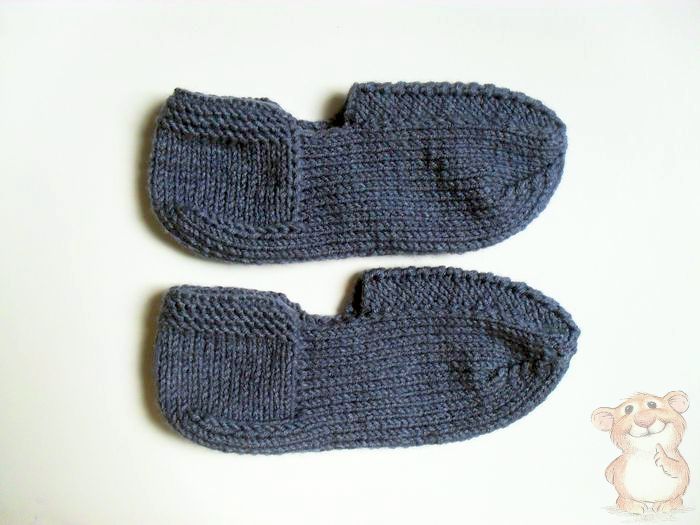 Следки на двух спицах